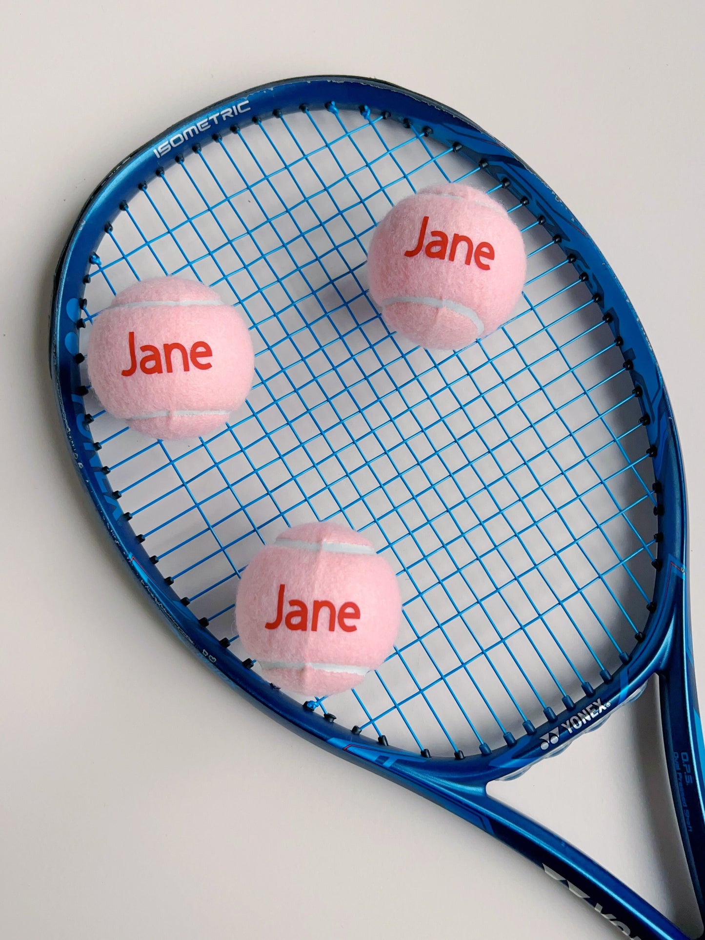 Personalized Pink Tennis Balls - Add Your Name for a Unique Touch
