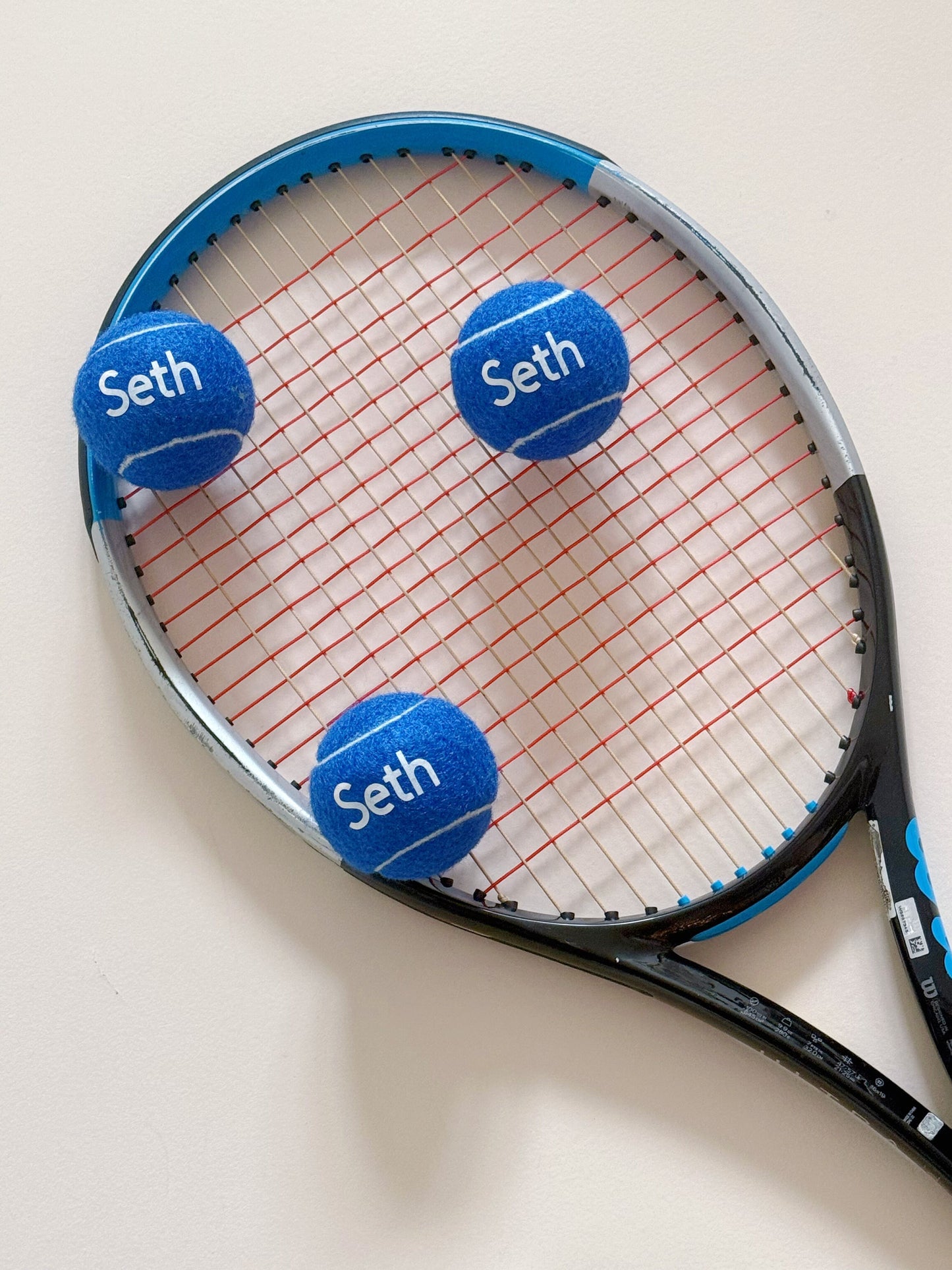 Personalized Colorful Tennis Balls - Add Your Name for a Unique Touch