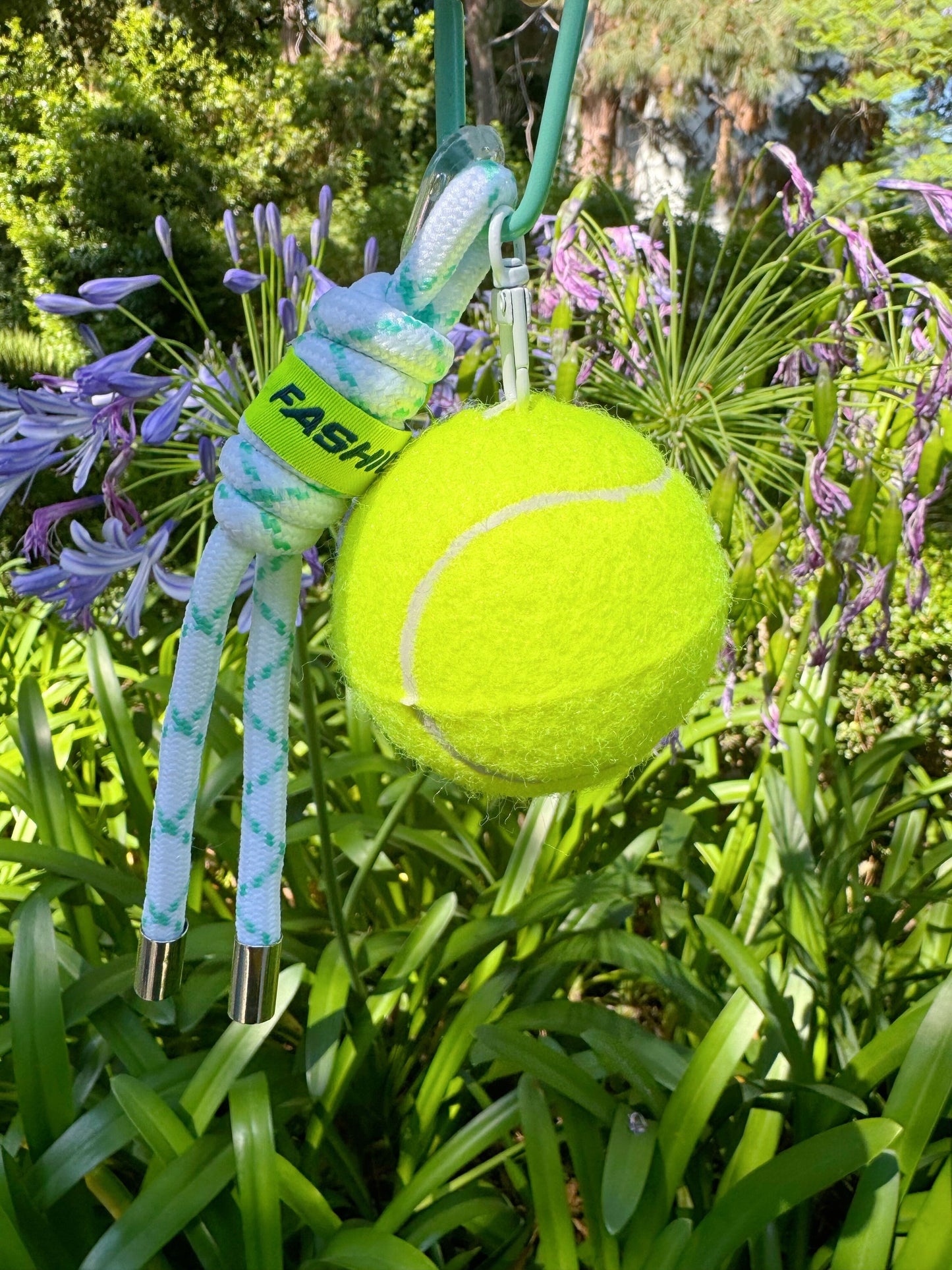 Personalized Tennis Ball Keychain