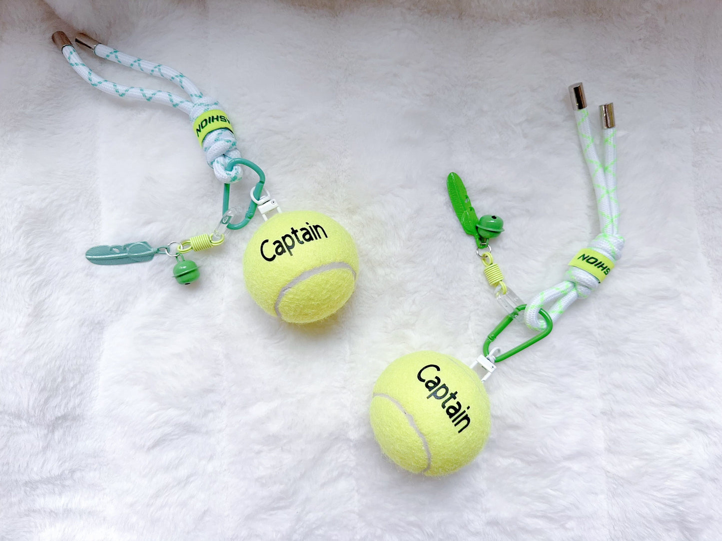 Personalized Tennis Ball Keychain