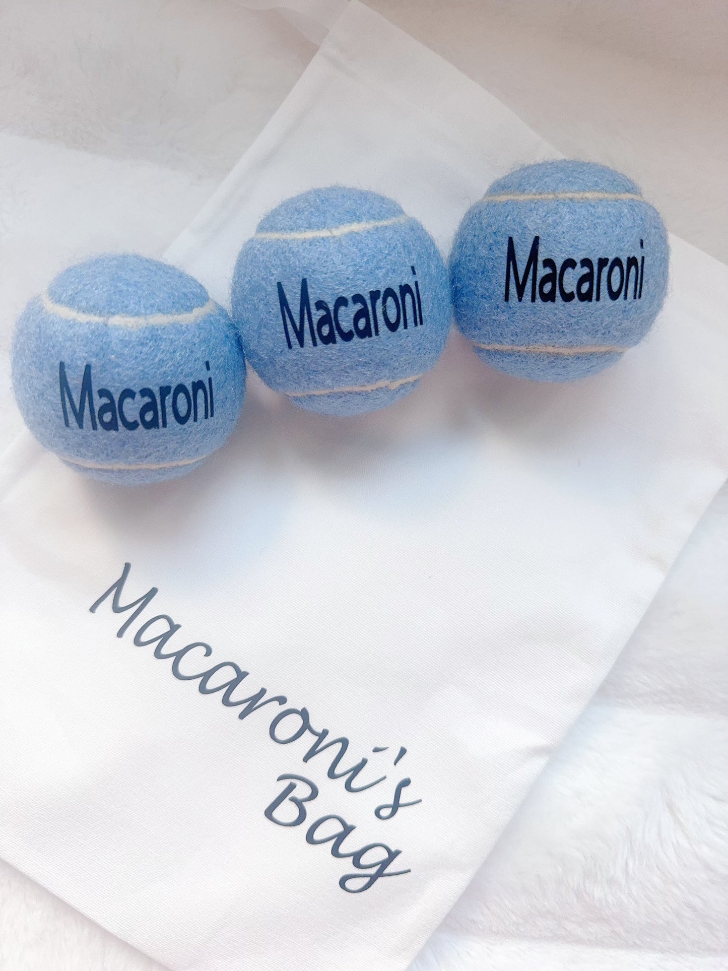 Personalized Pastel Tennis Balls for Dogs