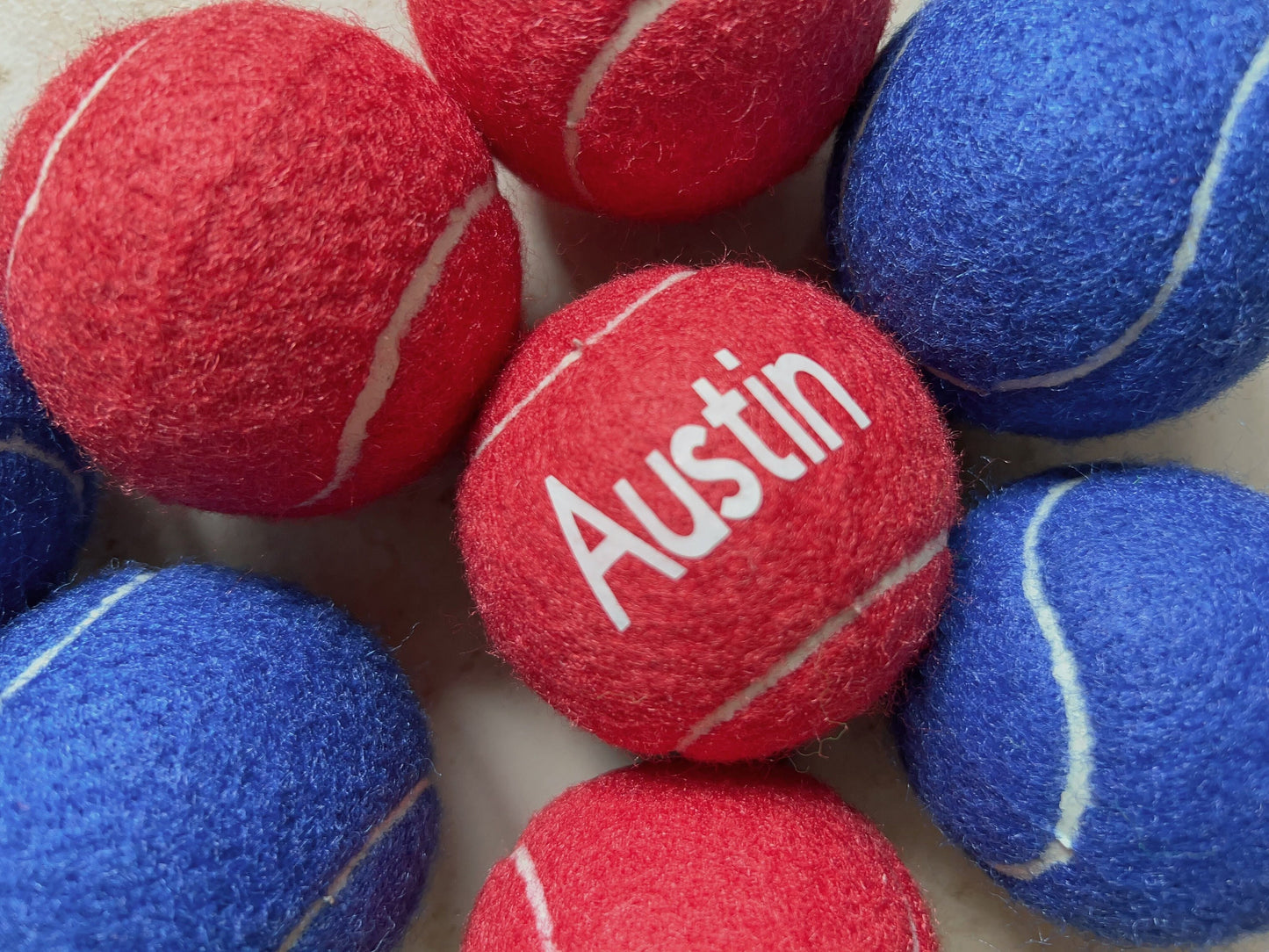 Personalized Colorful Tennis Balls - Add Your Name for a Unique Touch