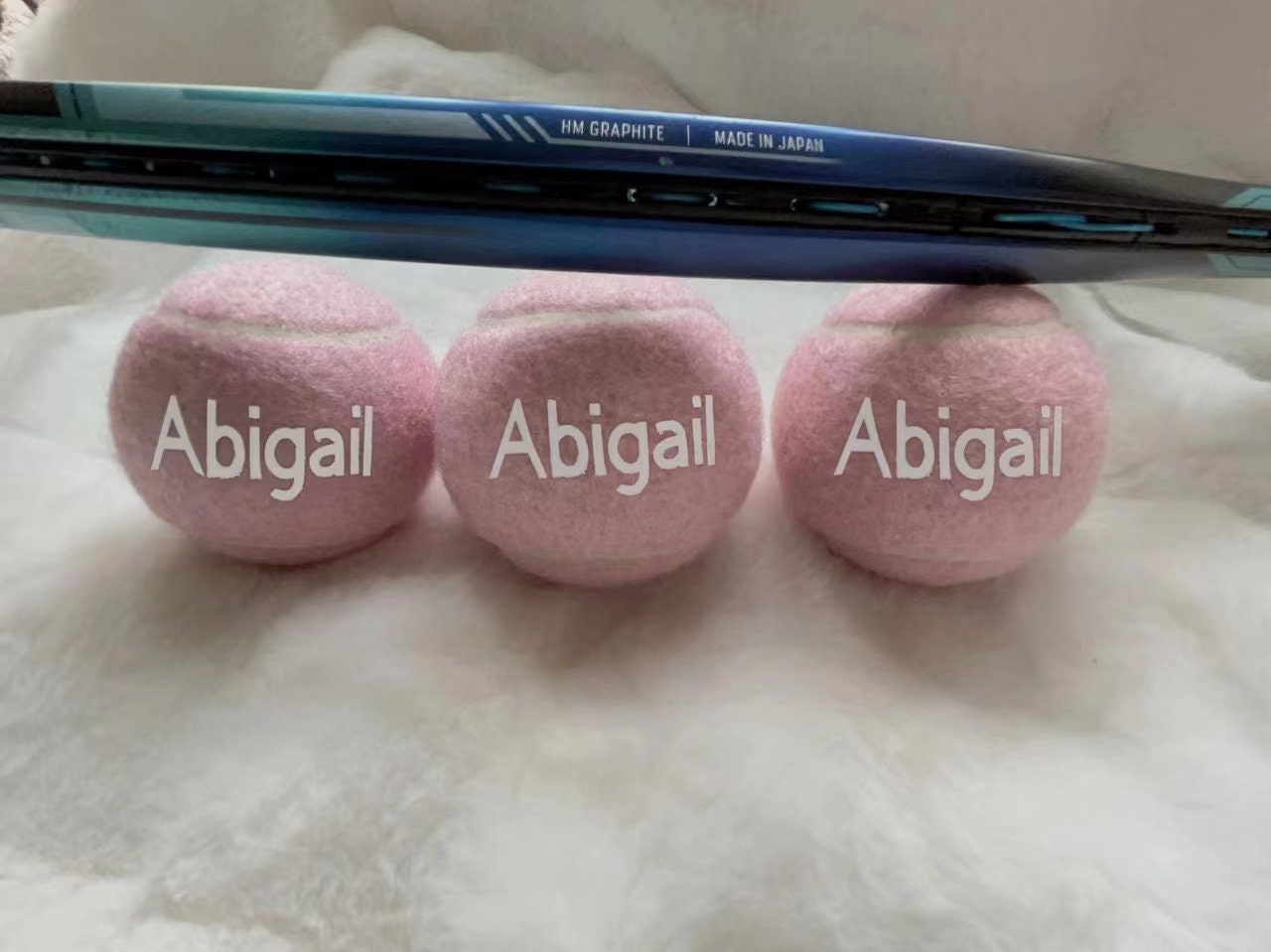Personalized Pastel Tennis Balls - Add Your Name for a Unique Touch