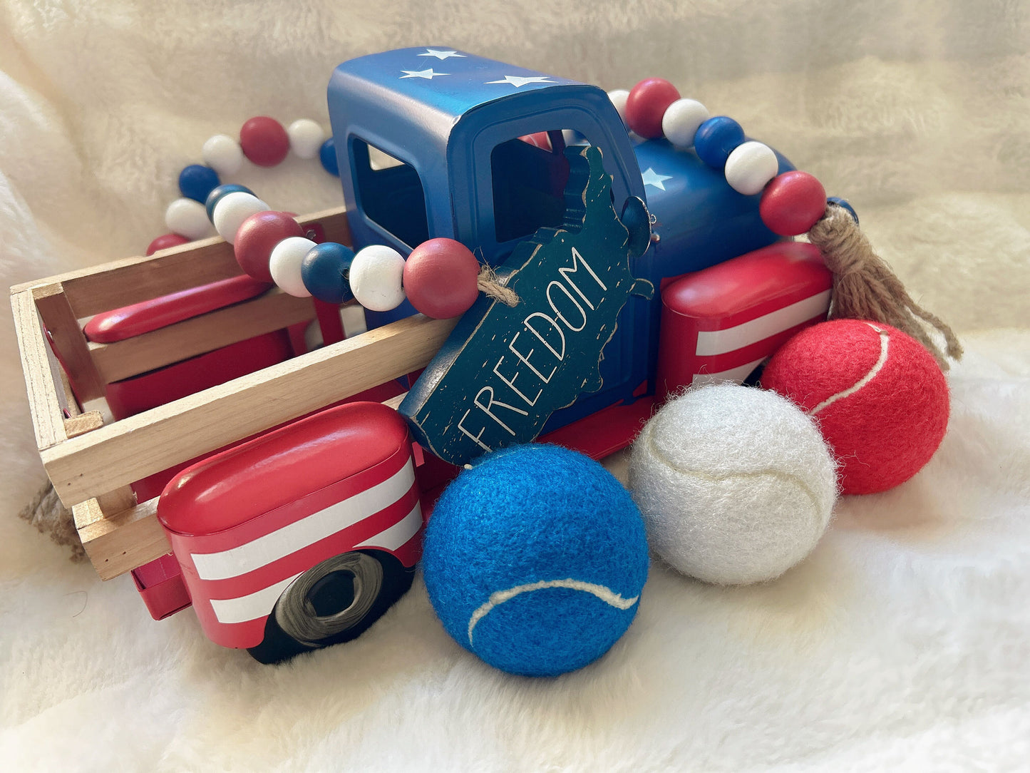 Fourth of July Tennis Balls