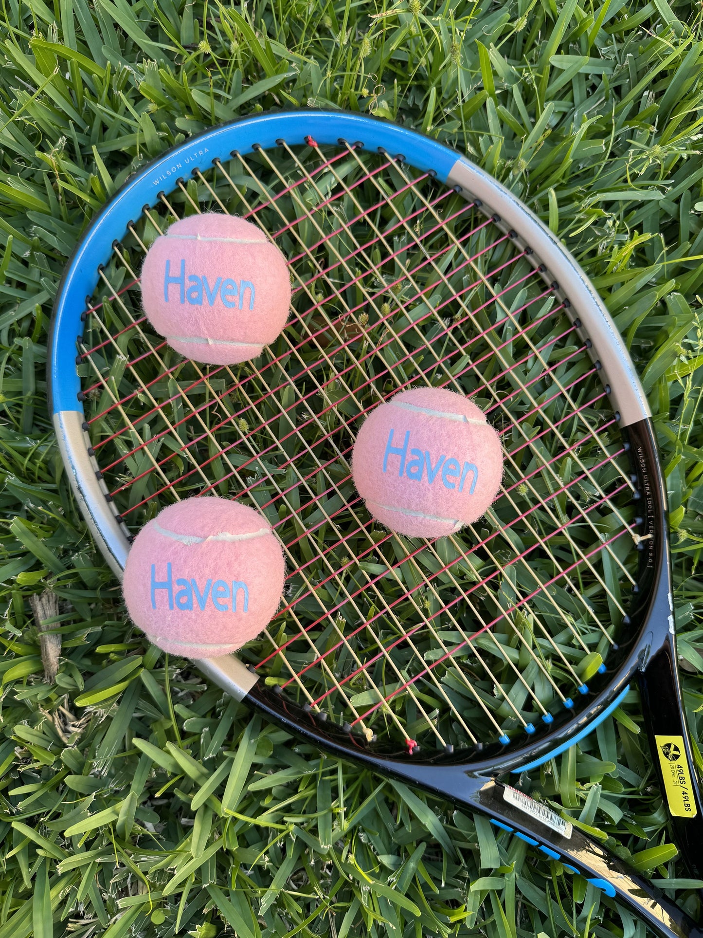 Personalized Pink Tennis Balls - Add Your Name for a Unique Touch
