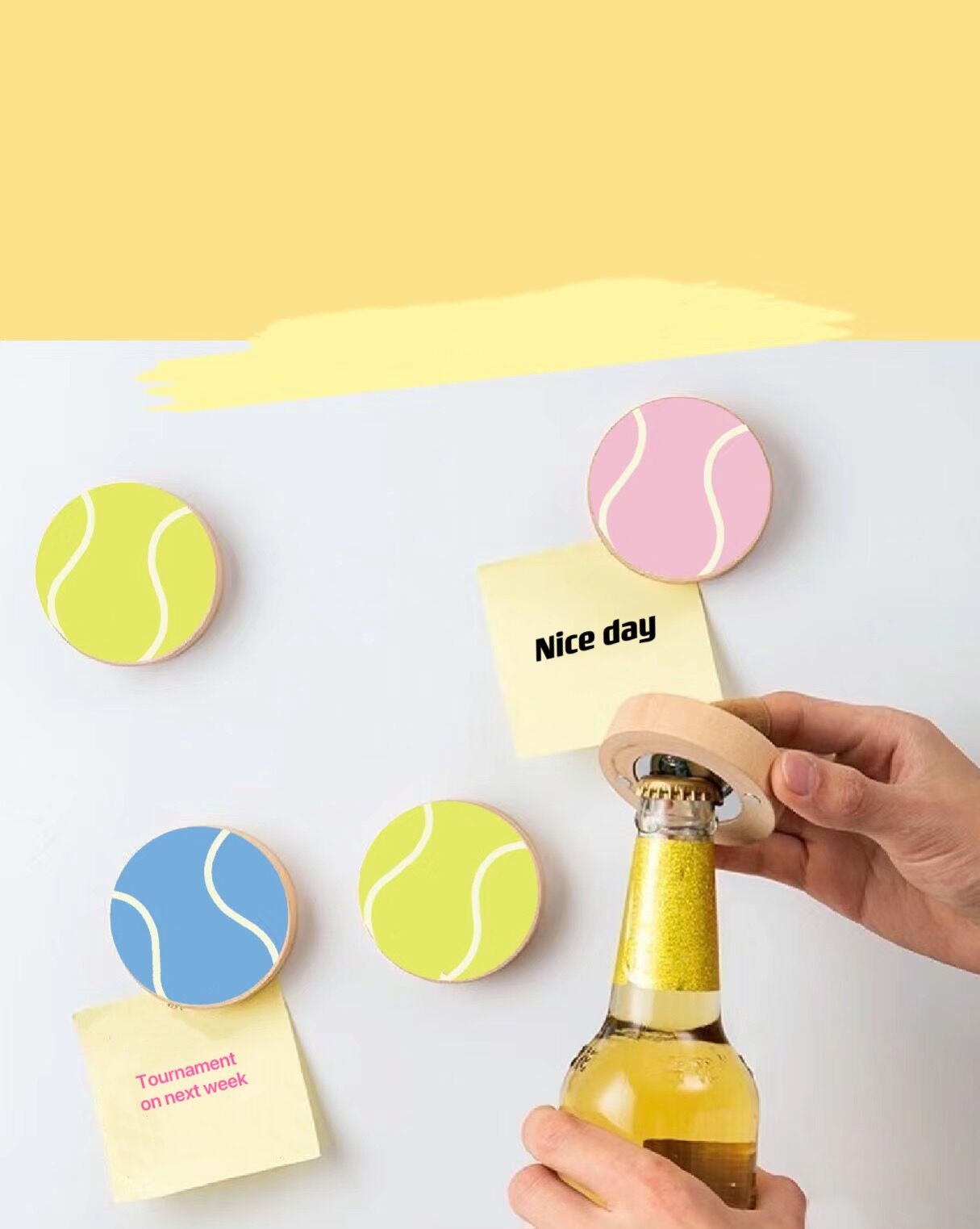 Tennis Fridge Magnets