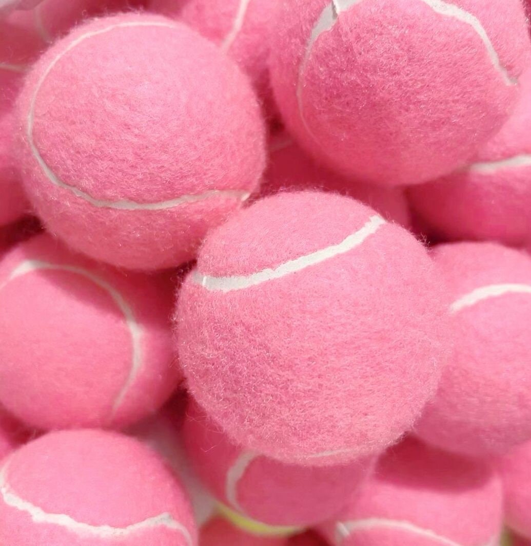 Plain Tennis Balls in a Variety of Colors
