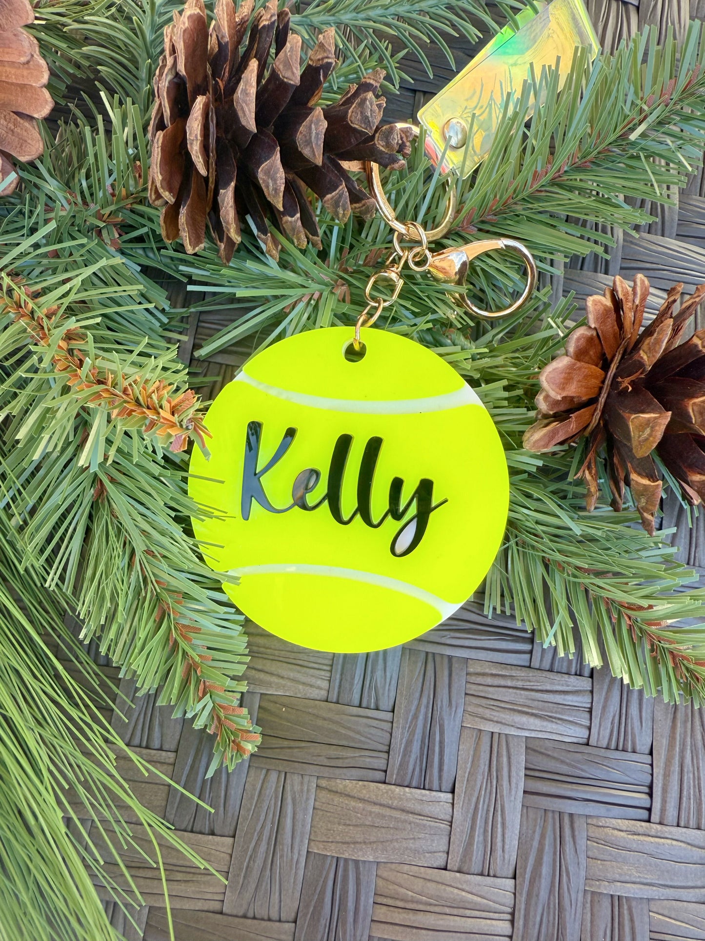 Personalized Tennis Bag Tag