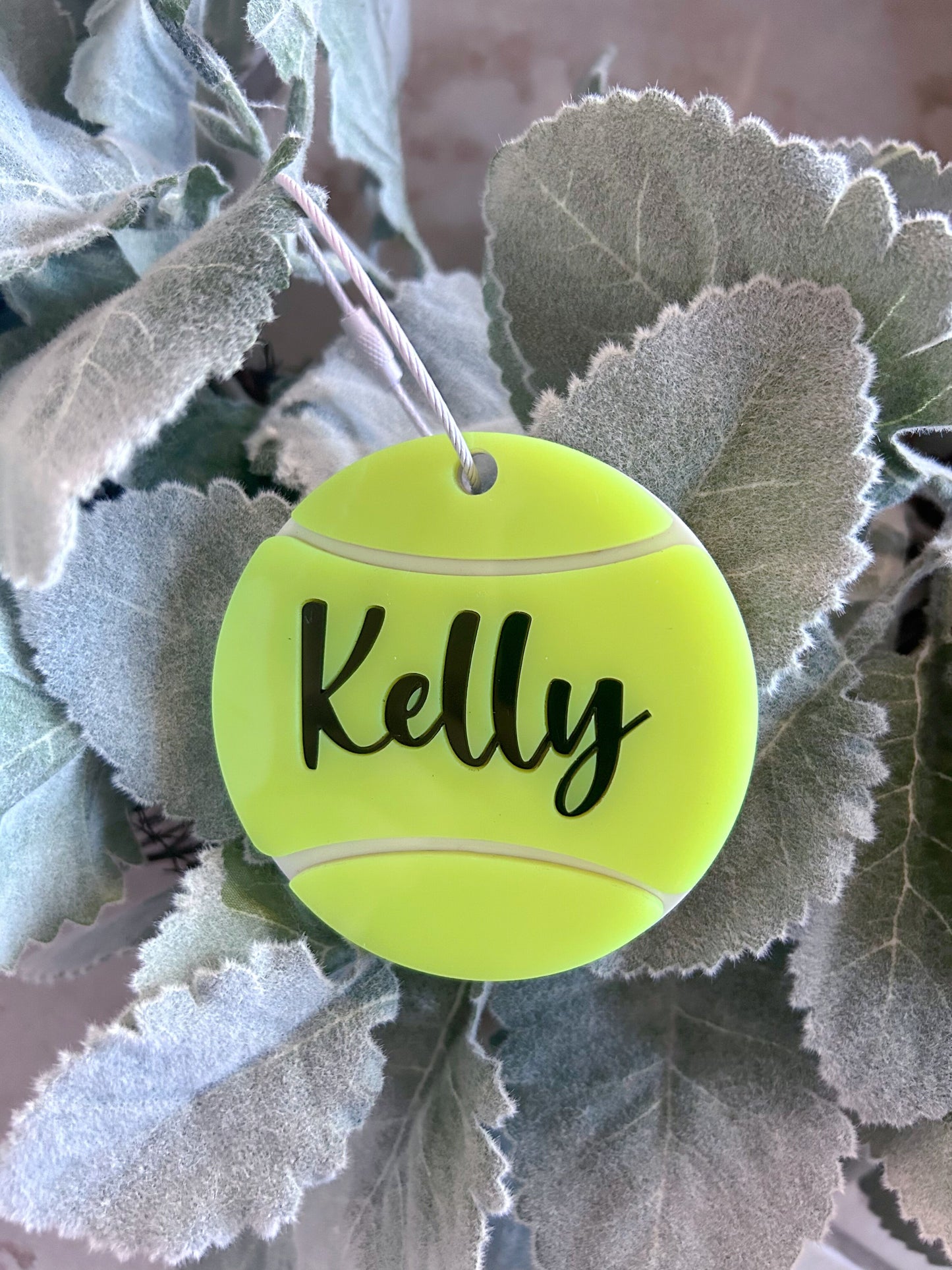 Personalized Tennis Bag Tag