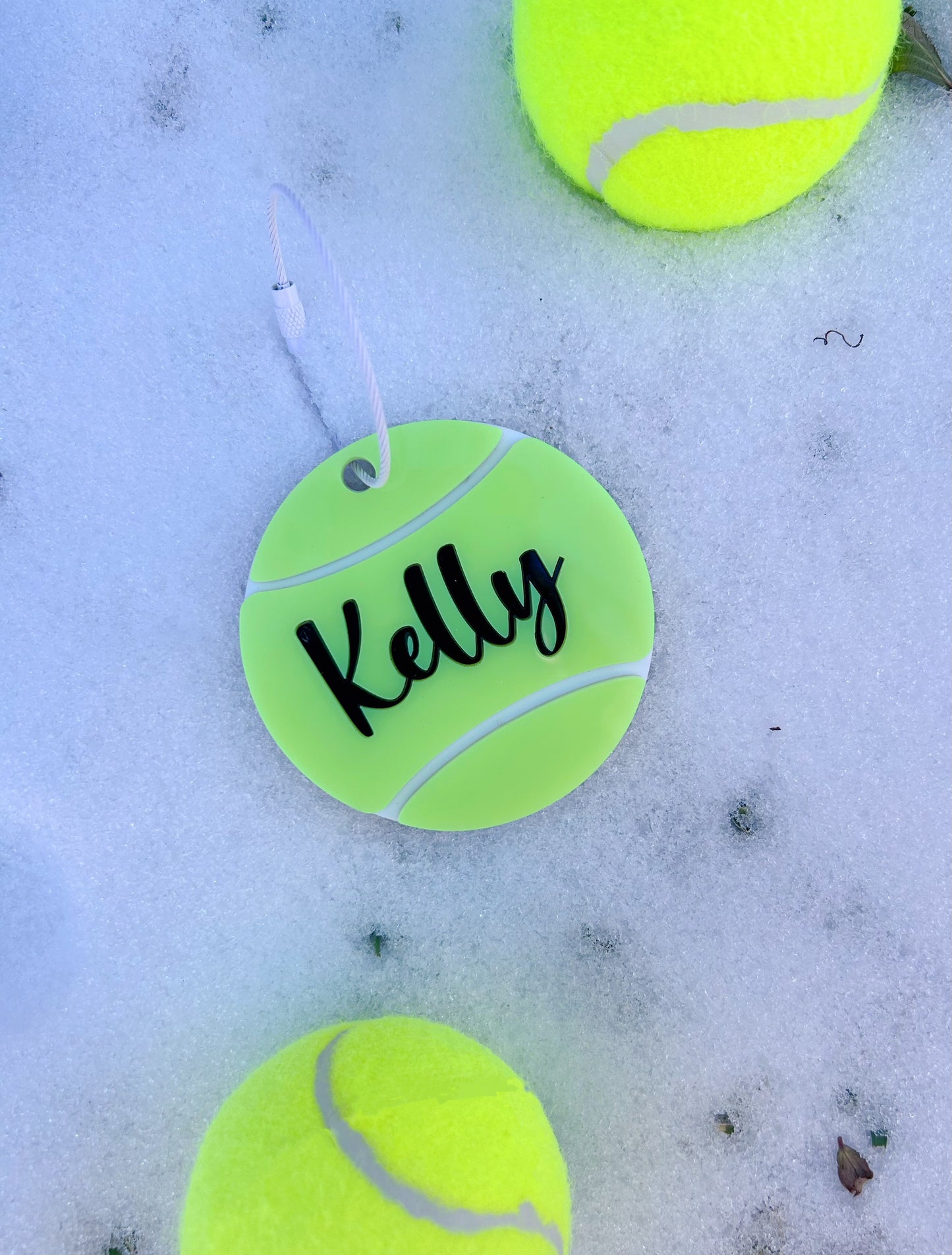 Personalized Tennis Bag Tag