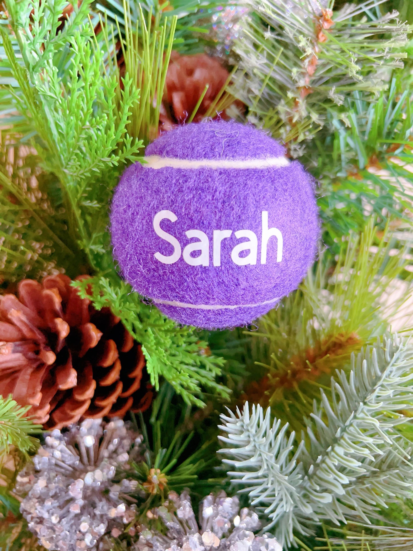 Personalized Royal Purple Tennis Balls