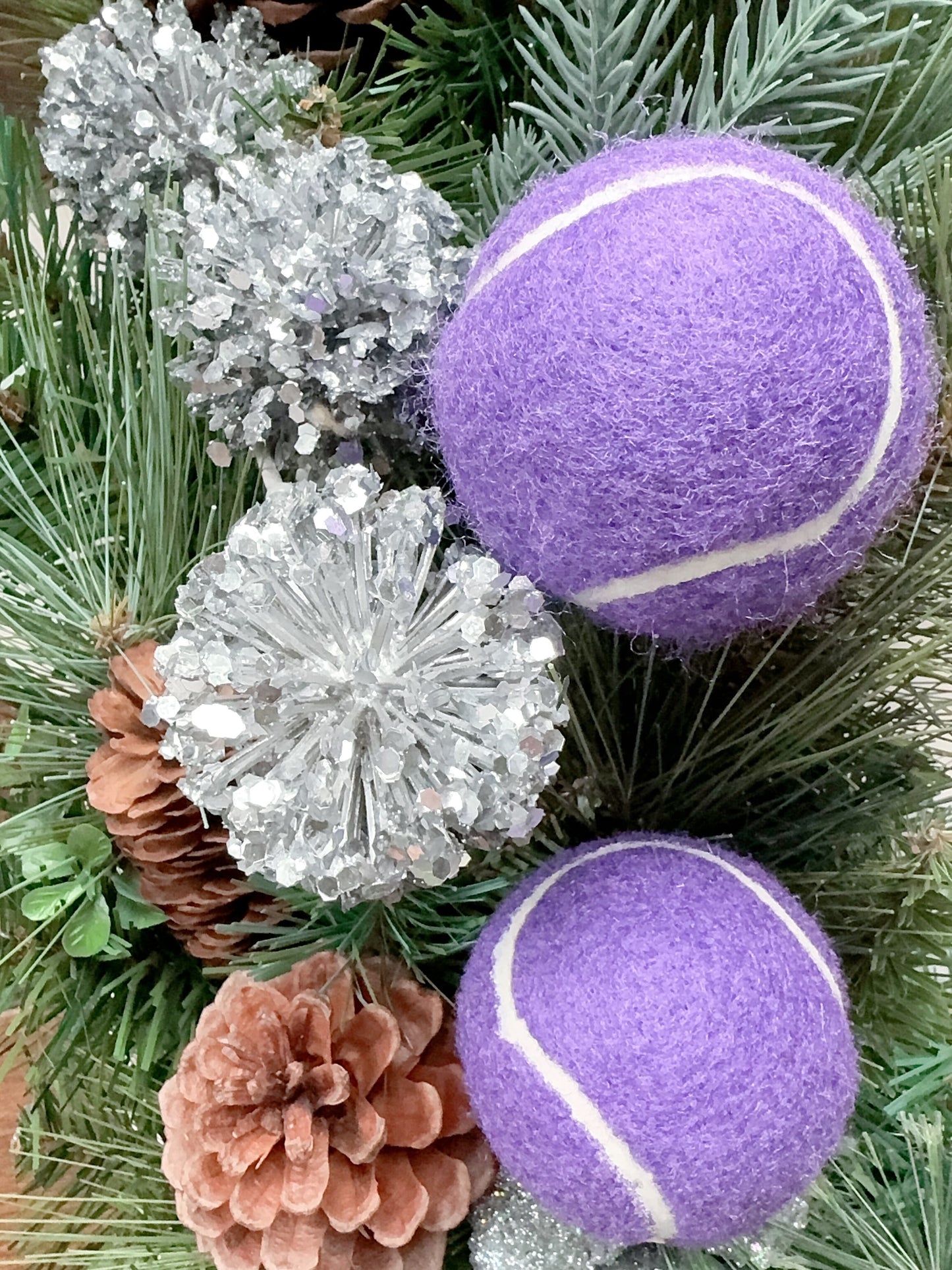 Personalized Royal Purple Tennis Balls