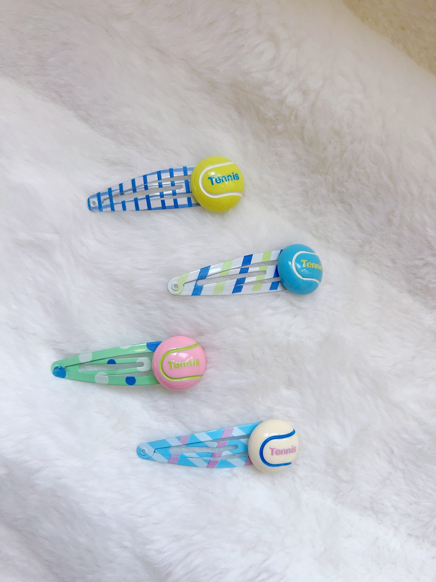 Tennis Hair Clip Set