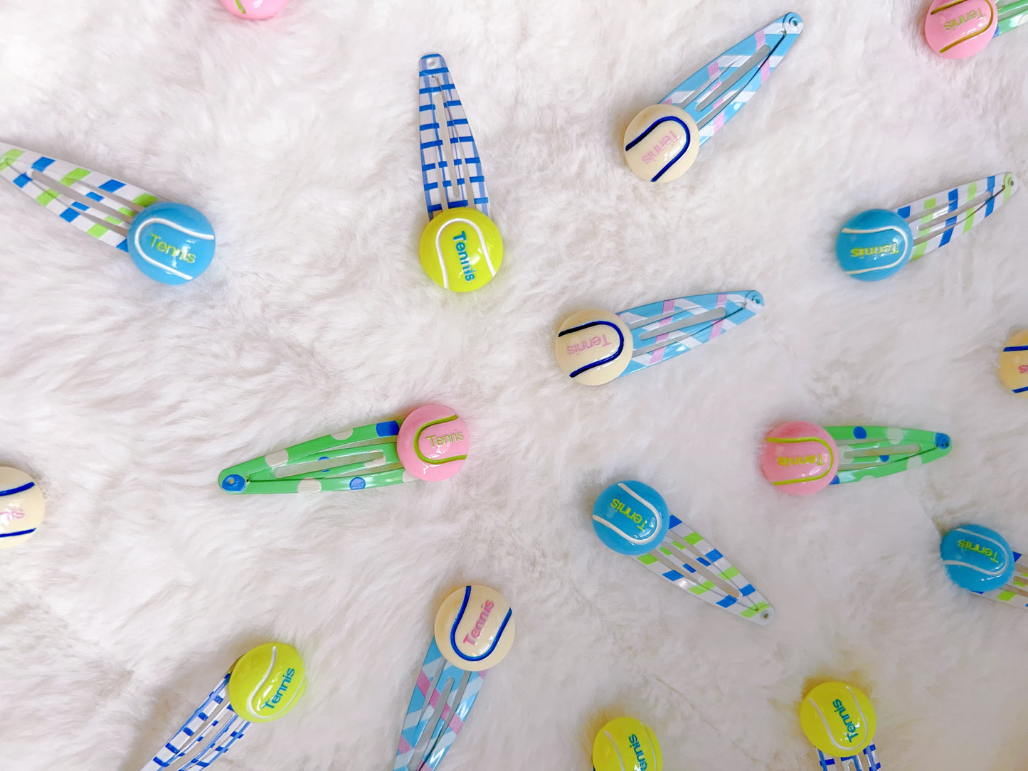 Tennis Hair Clip Set