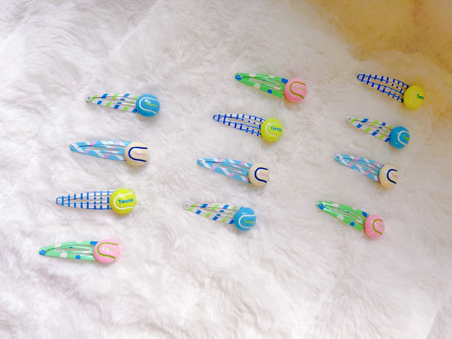 Tennis Hair Clip Set
