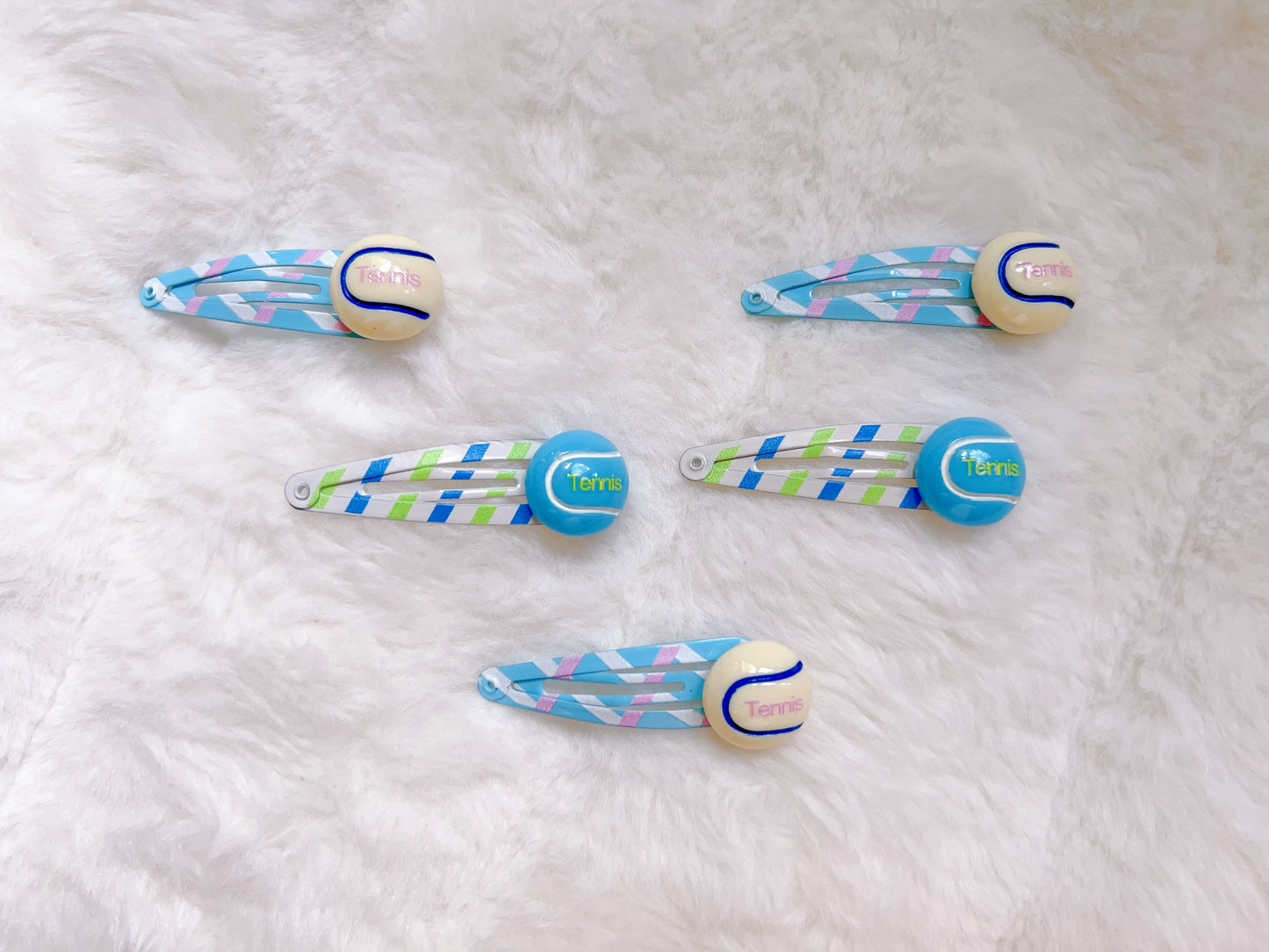 Tennis Hair Clip Set