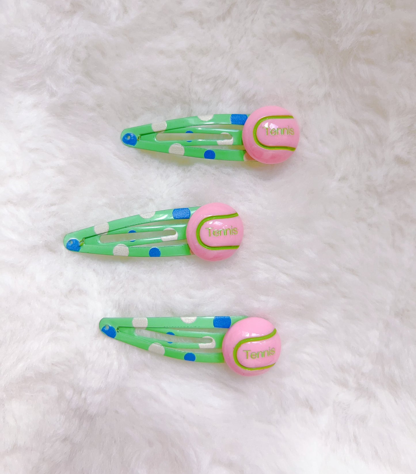 Tennis Hair Clip Set