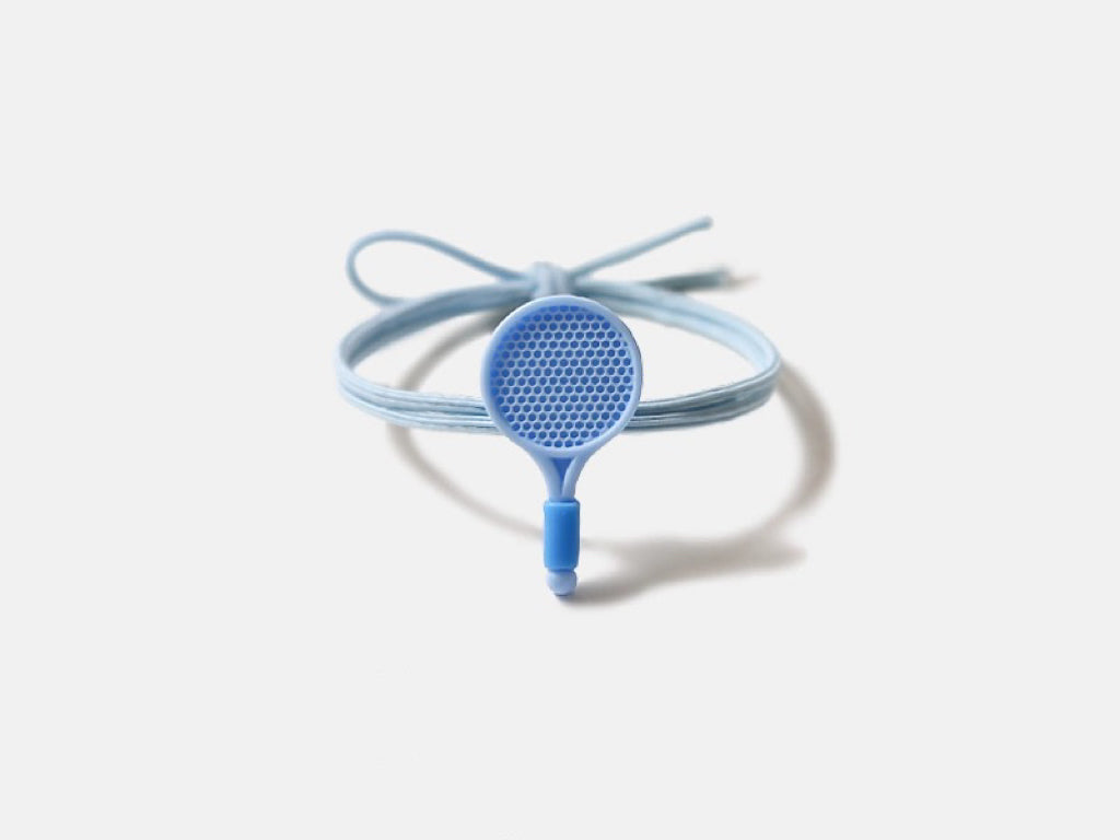 Tennis Racket Hair Ties Set