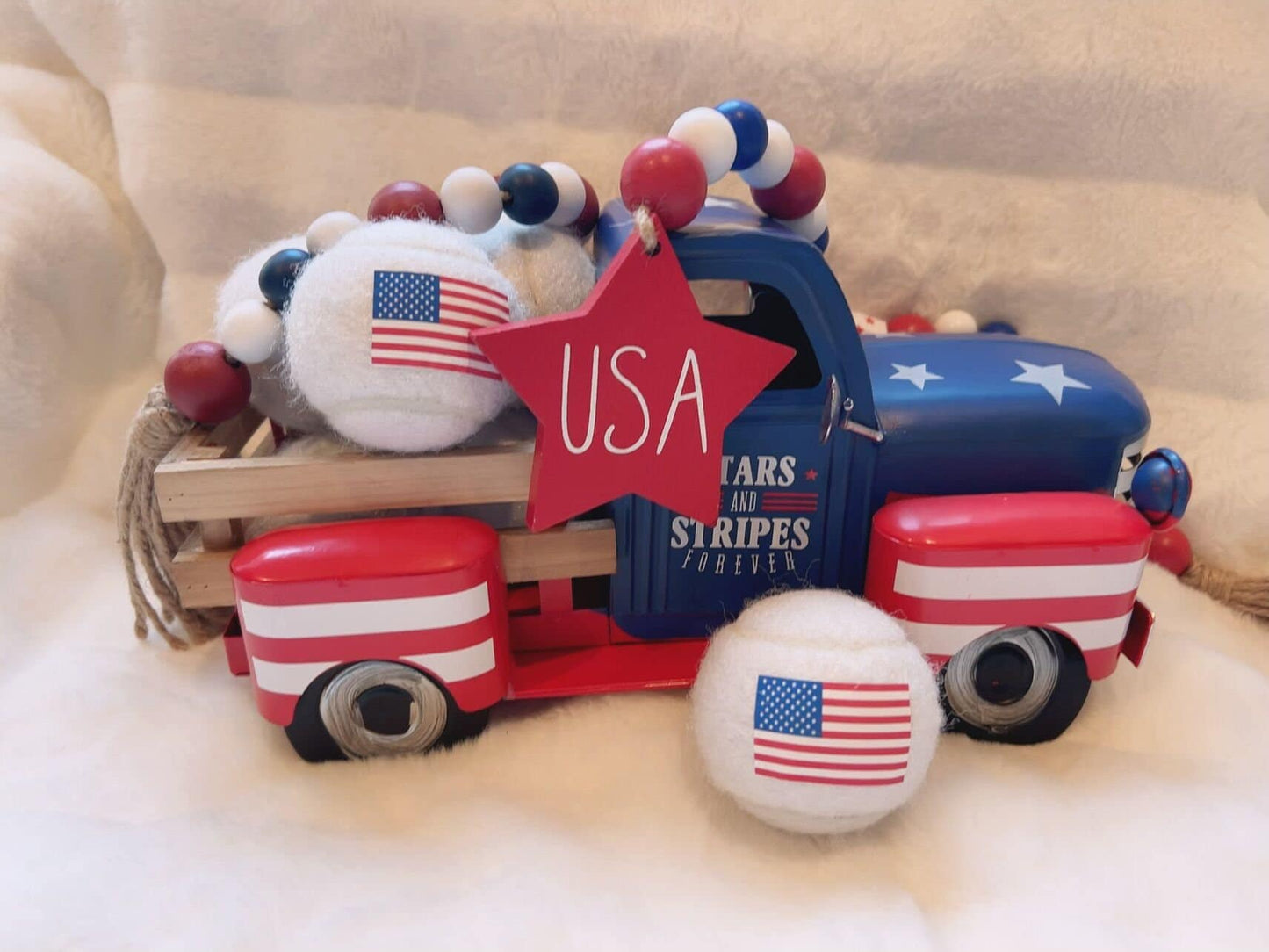 Fourth of July Tennis Balls