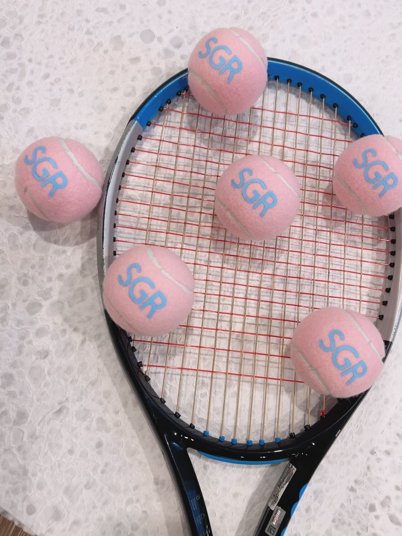 Personalized Pink Tennis Balls - Add Your Name for a Unique Touch