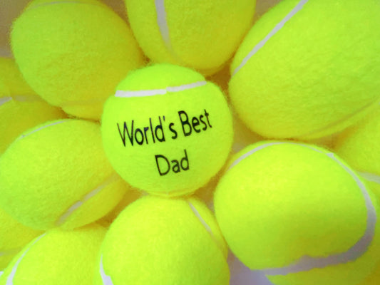 Customized Tennis Balls for Dad