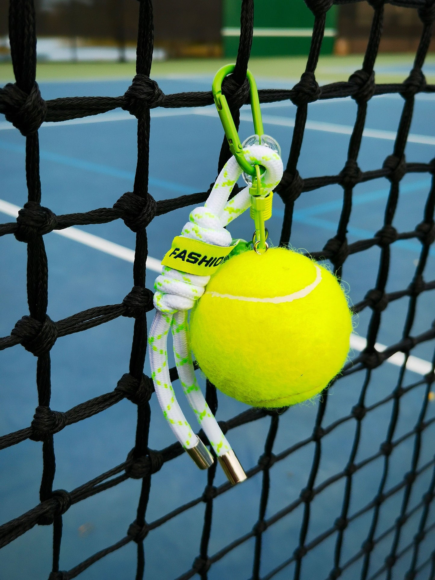 Personalized Tennis Ball Keychain